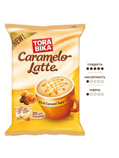 Напиток кофейный Torabika карамельный латте растворимый (25г x 20шт), 500г