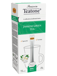 Чай зеленый Teatone жасмин в стиках (1.8г x 15шт), 27г
