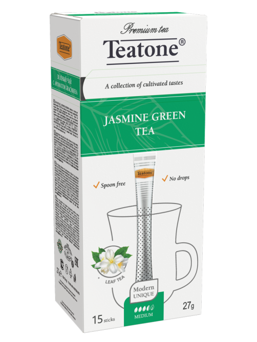 Чай зеленый Teatone жасмин в стиках (1.8г x 15шт), 27г