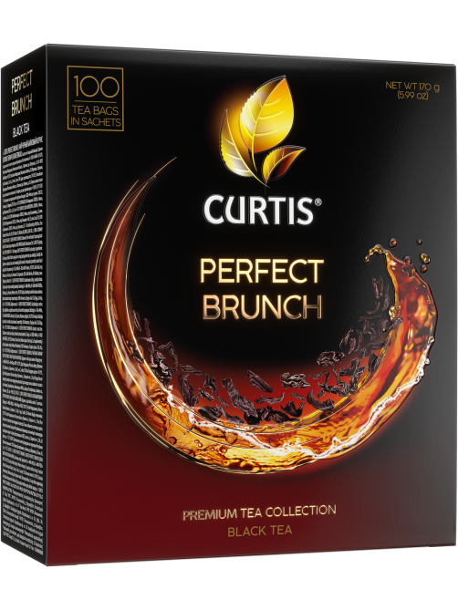 Чай черный Curtis Perfect Brunch пакетированный (1.7г x 100шт), 170г