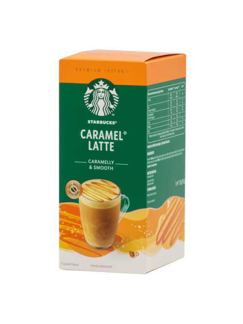 Напиток кофейный Starbucks растворимый карамельный латте (23г x 5шт), 115г