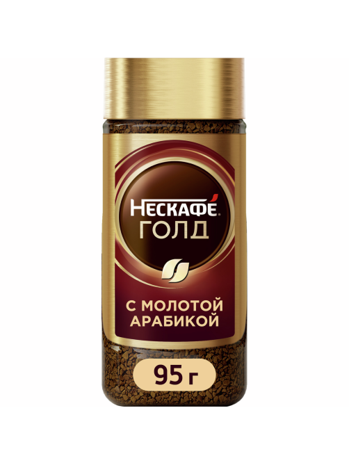Кофе Нескафе Голд растворимый, 95г
