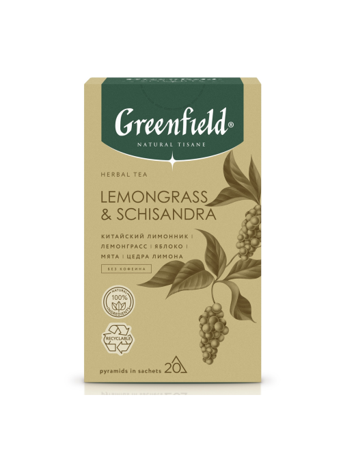 Чай Greenfield Natural Tisane Лемонграсс 20шт, 36г