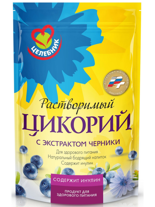 Цикорий Целебник растворимый с черникой, 85г