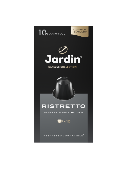 Кофе в капсулах Jardin Ristretto Intense&Full Bodied для кофемашин Nespresso 10шт, 50г