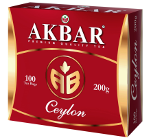 Чай Akbar Ceylon черный (2г х 100шт), 200г