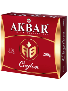 Чай Akbar Ceylon черный (2г х 100шт), 200г
