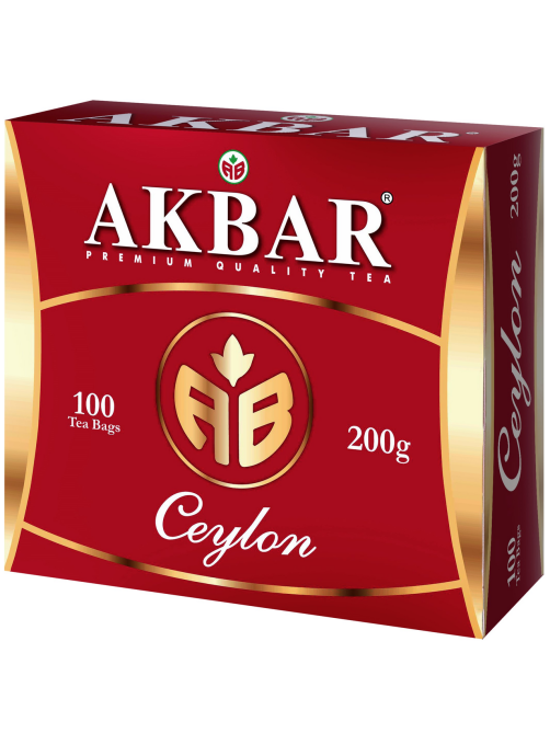 Чай Akbar Ceylon черный (2г х 100шт), 200г