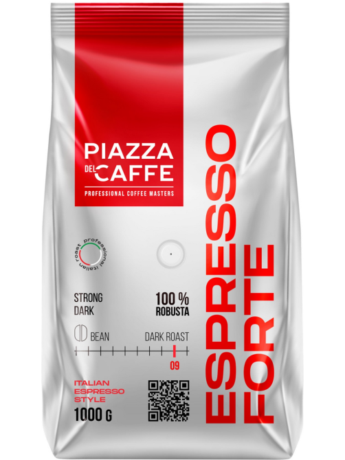 Кофе Piazza del Caffe Espresso Forte в зернах, 1кг