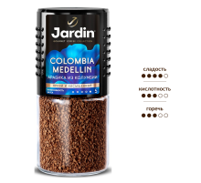 Кофе Jardin Colombia Medellin натуральный растворимый сублимированный, 95г