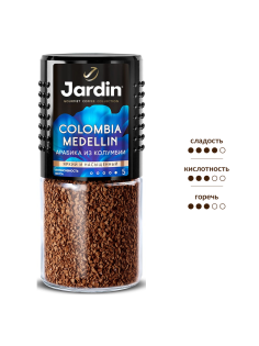 Кофе Jardin Colombia Medellin натуральный растворимый сублимированный, 95г