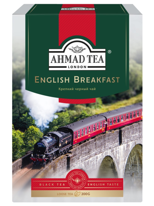 Чай Ahmad Tea English Breakfast черный листовой, 200г