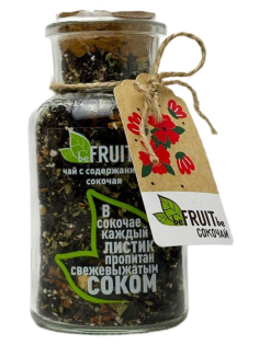 Чай черный Befruitbe Сокочай с ананасом, клубникой, мятой, медом и лимоном, 65г