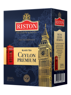 Чай черный Riston Ceylon Premium листовой, 200г