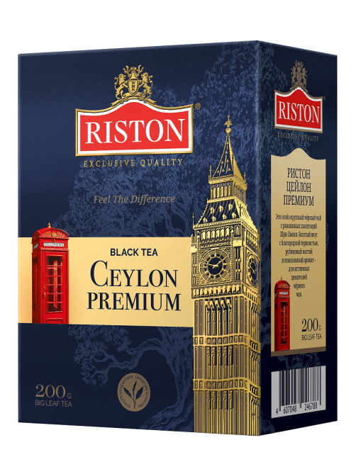 Чай черный Riston Ceylon Premium листовой, 200г