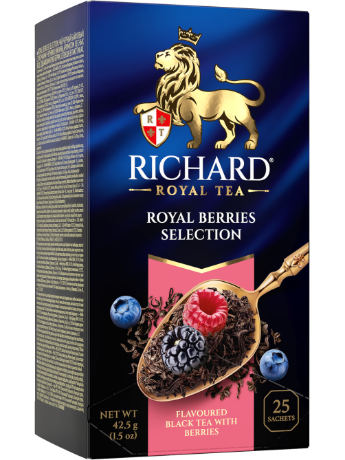 Чай черный Richard Royal Berries пакетированный (1.5г x 25шт), 38г