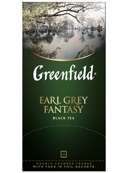 Чай Greenfield Earl Grey Fantasy черный (2г х 25 пак), 50г