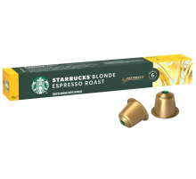 Кофе в капсулах для кофемашин Starbucks Blonde Espresso Roast 10шт, 53г