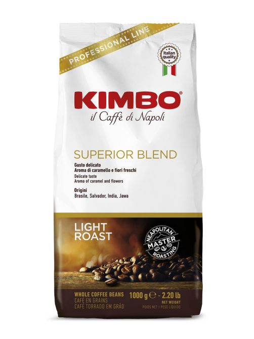 Кофе Kimbo Superior Blend натуральный жареный в зернах, 1кг