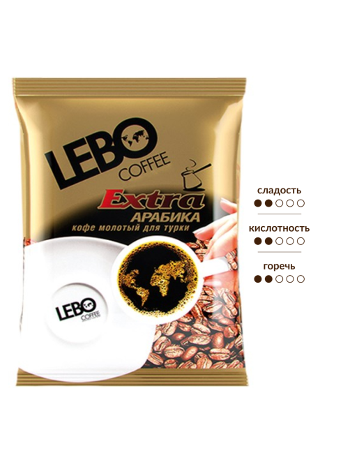 Кофе Lebo Classic Extra молотый для турки, 100г