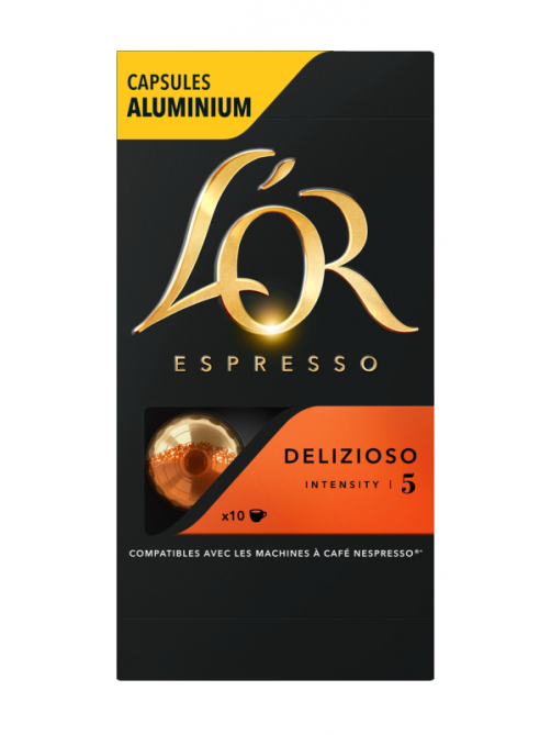 Кофе в капсулах L’or Эспрессо Делисиозо для кофемашин Nespresso 10шт, 52г x 10 шт