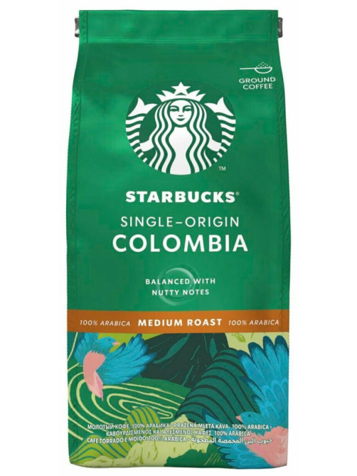 Кофе Starbucks Single-Origin Colombia зерновой, 450г