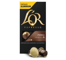Кофе в капсулах L’or Эспрессо Форца для кофемашин Nespresso 10шт, 52г