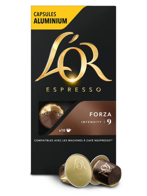Кофе в капсулах L’or Эспрессо Форца для кофемашин Nespresso 10шт, 52г