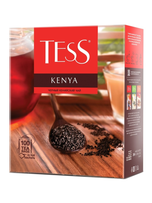 Чай Tess Kenya черный байховый (2г x 100шт), 200г