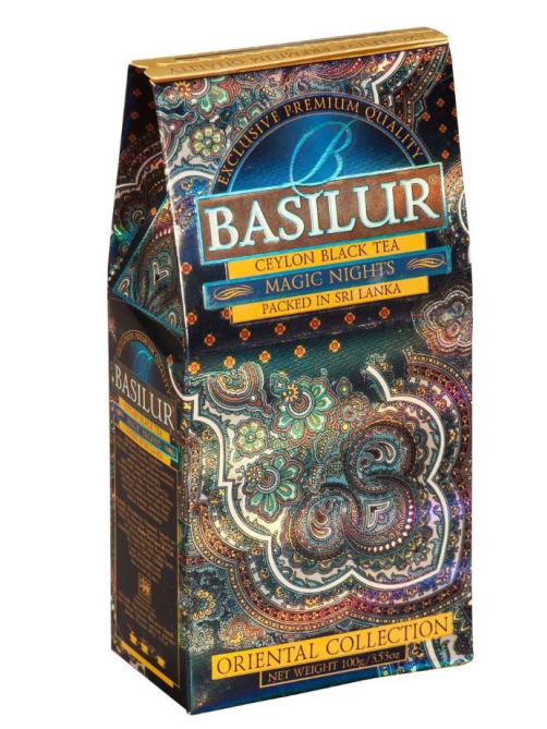 Чай Basilur Magic Nights листовой черный, 100г
