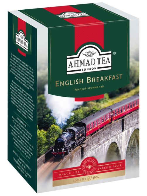 Чай Ahmad Tea English Breakfast черный листовой, 200г