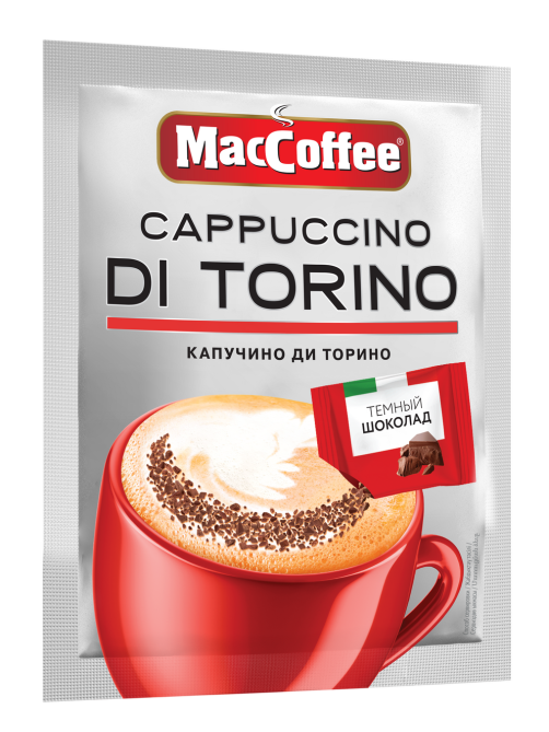 Напиток кофейный MacCoffee Cappuccino Di Torino 3в1 растворимый, 25.5г x 10 шт