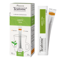 Чай зеленый Teatone в стиках (1.8г x 15шт), 27г