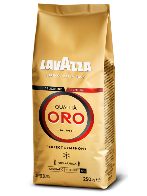 Кофе Lavazza Qualita Oro в зернах, 250г