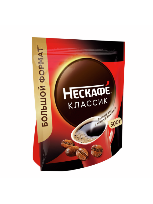 Кофе Нескафе Классик растворимый, 500г