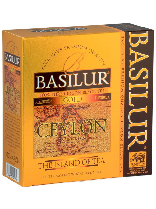 Чай Basilur Ceylon черный (2г x 100шт), 200г