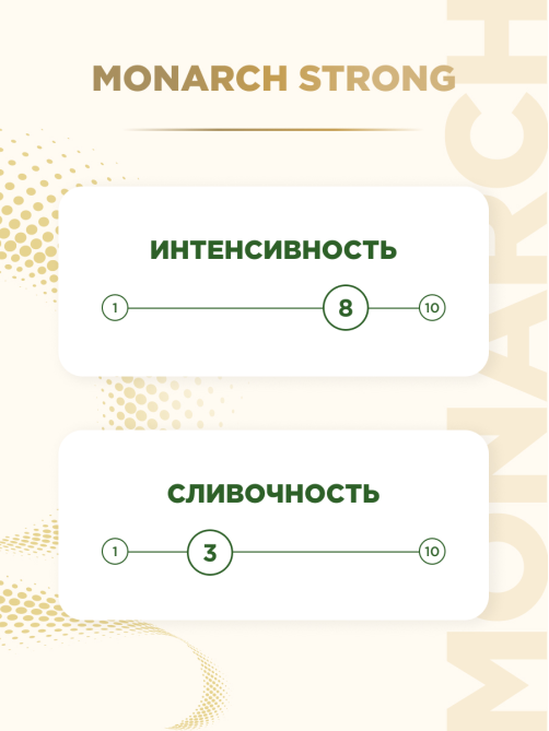 Напиток кофейный Monarch Крепкий 3в1 растворимый (13г x 50шт), 650г