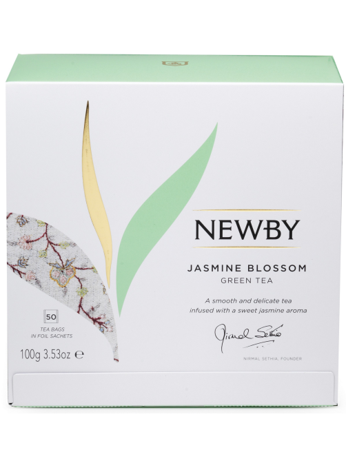 Чай Newby Jasmine Blossom зеленый (2г x 50шт), 100г