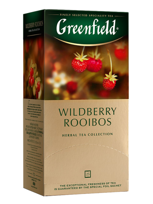 Чай Greenfield Wildberry rooibos (1.5г x 25шт), 38г