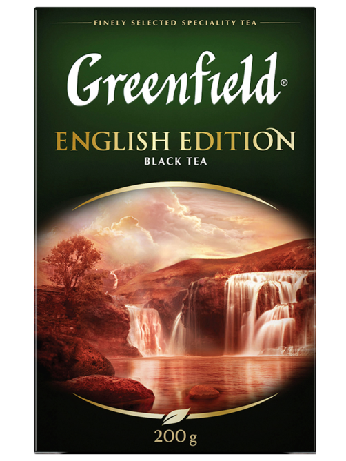Чай Greenfield English Edition листовой черный, 200г