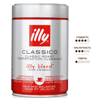 Кофе Illy средней обжарки молотый, 250г