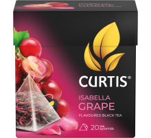 Чай Curtis Isabella Grape черный пирамидки (1.8г x 20шт), 36г