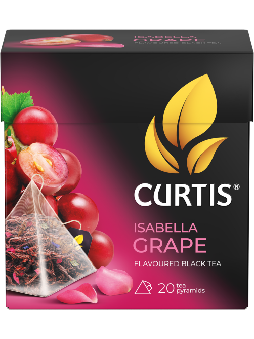 Чай Curtis Isabella Grape черный пирамидки (1.8г x 20шт), 36г