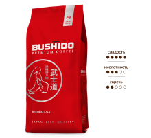 Кофе Bushido Red Katana в зернах, 1кг
