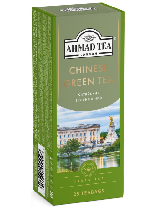Чай зеленый Ahmad Tea Китайский (1.8г x 25шт), 45г