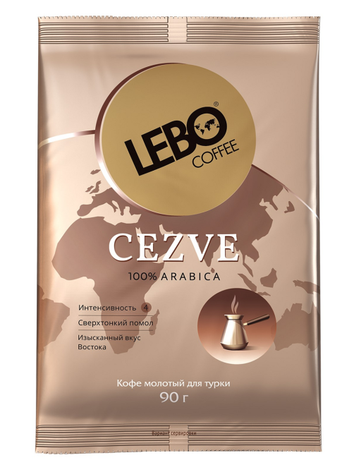 Кофе для турки Lebo Cezve молотый, 90г