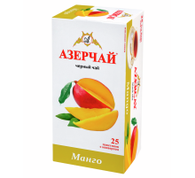 Чай черный Азерчай Манго байховый (1.8г x 25шт), 45г