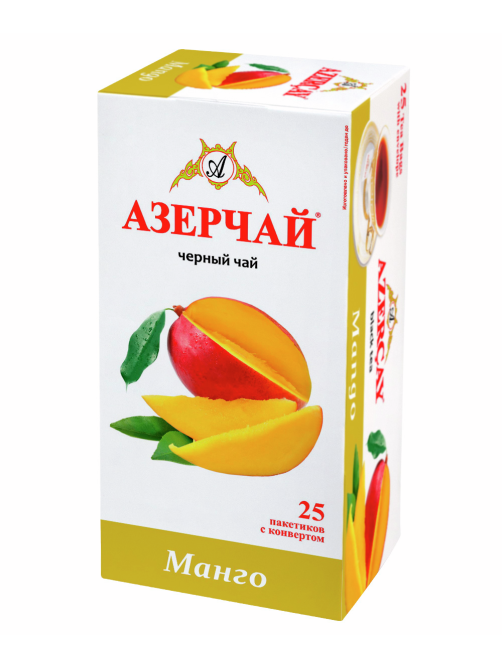 Чай черный Азерчай Манго байховый (1.8г x 25шт), 45г