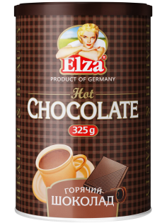 Напиток Elza Hot Chocolate Горячий шоколад растворимый, 325г