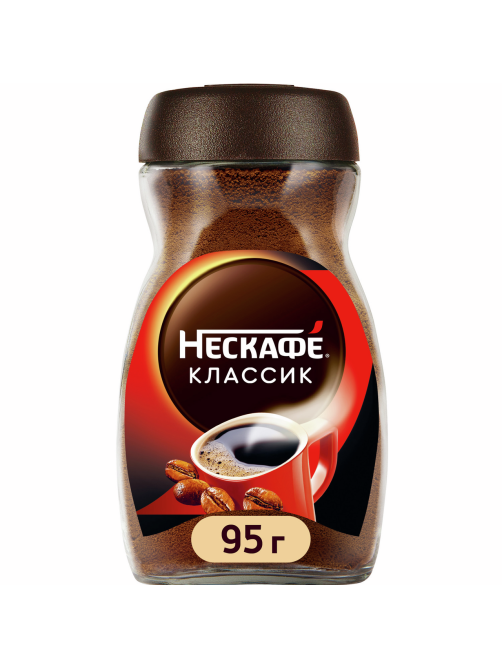 Кофе Нескафе Классик растворимый, 95г